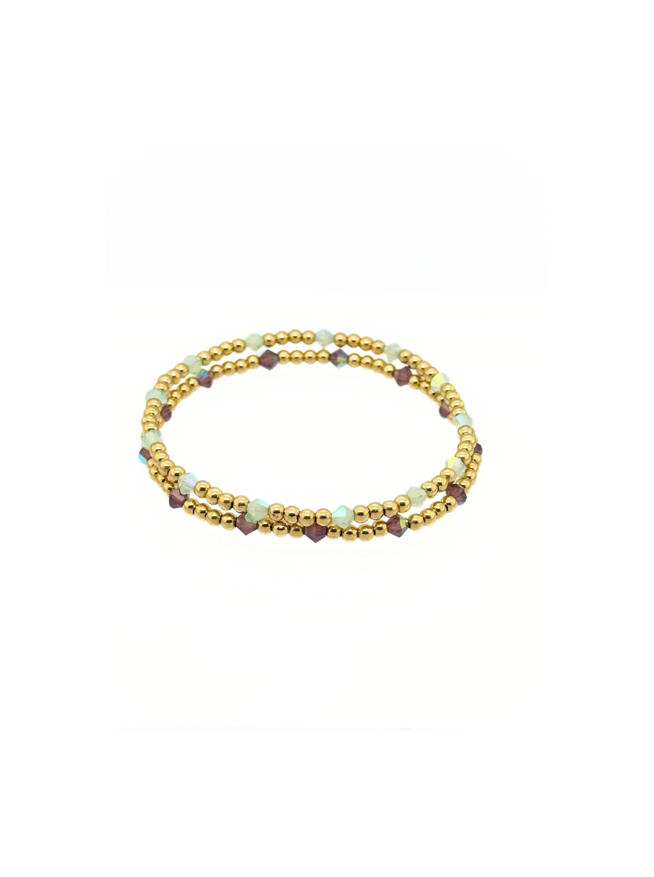 CRYSTAL BTY | Stretchy Anti-Tarnish 14K Gold Filled Bracelet