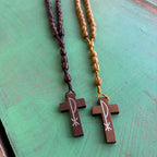 Wooden Chi-Rho Rosary – A Symbol of Faith and Devotion