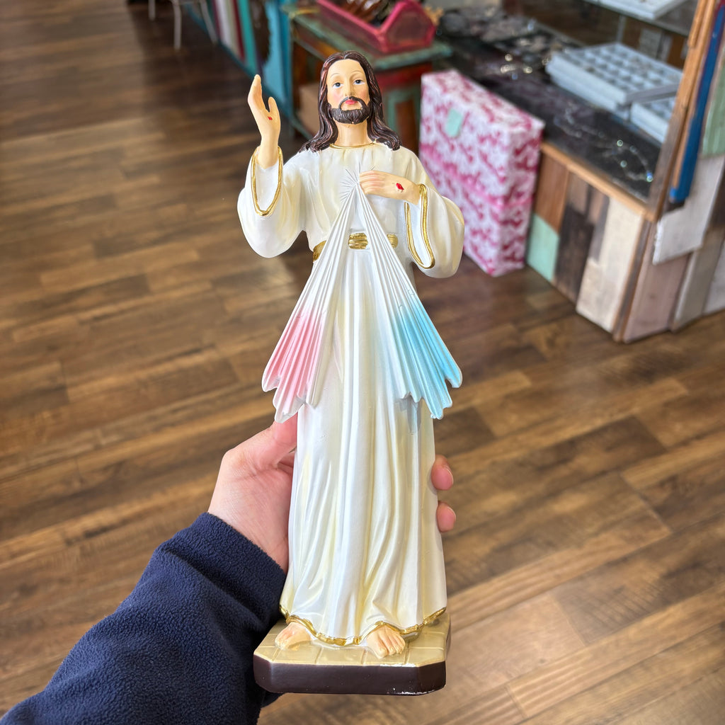12" Divine Mercy Statue