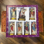 5" Guardian Angel 7 Piece Statue Set