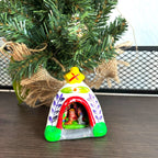 Handmade Peruvian Nativity Ornaments: Christmas decor