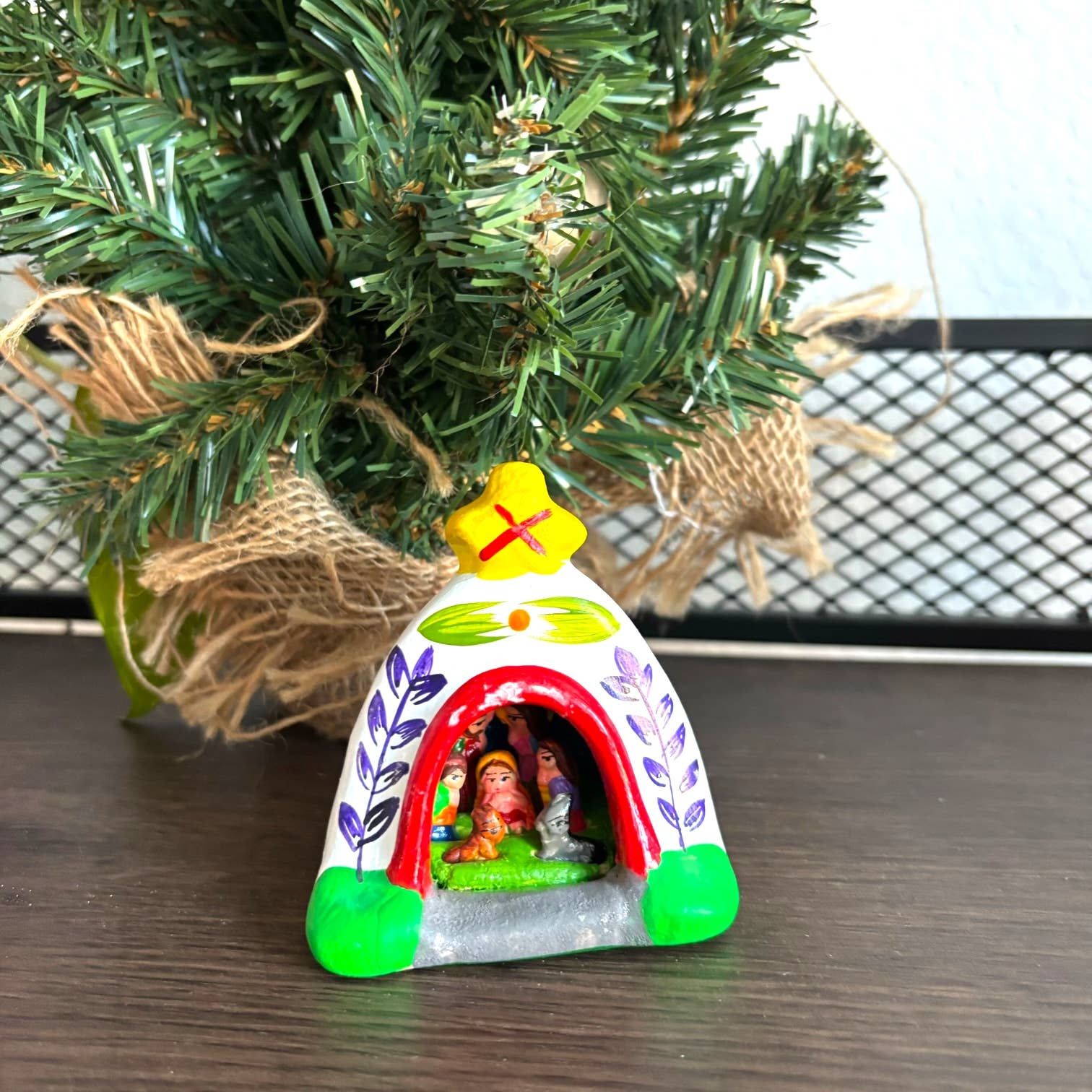 Handmade Peruvian Nativity Ornaments: Christmas decor