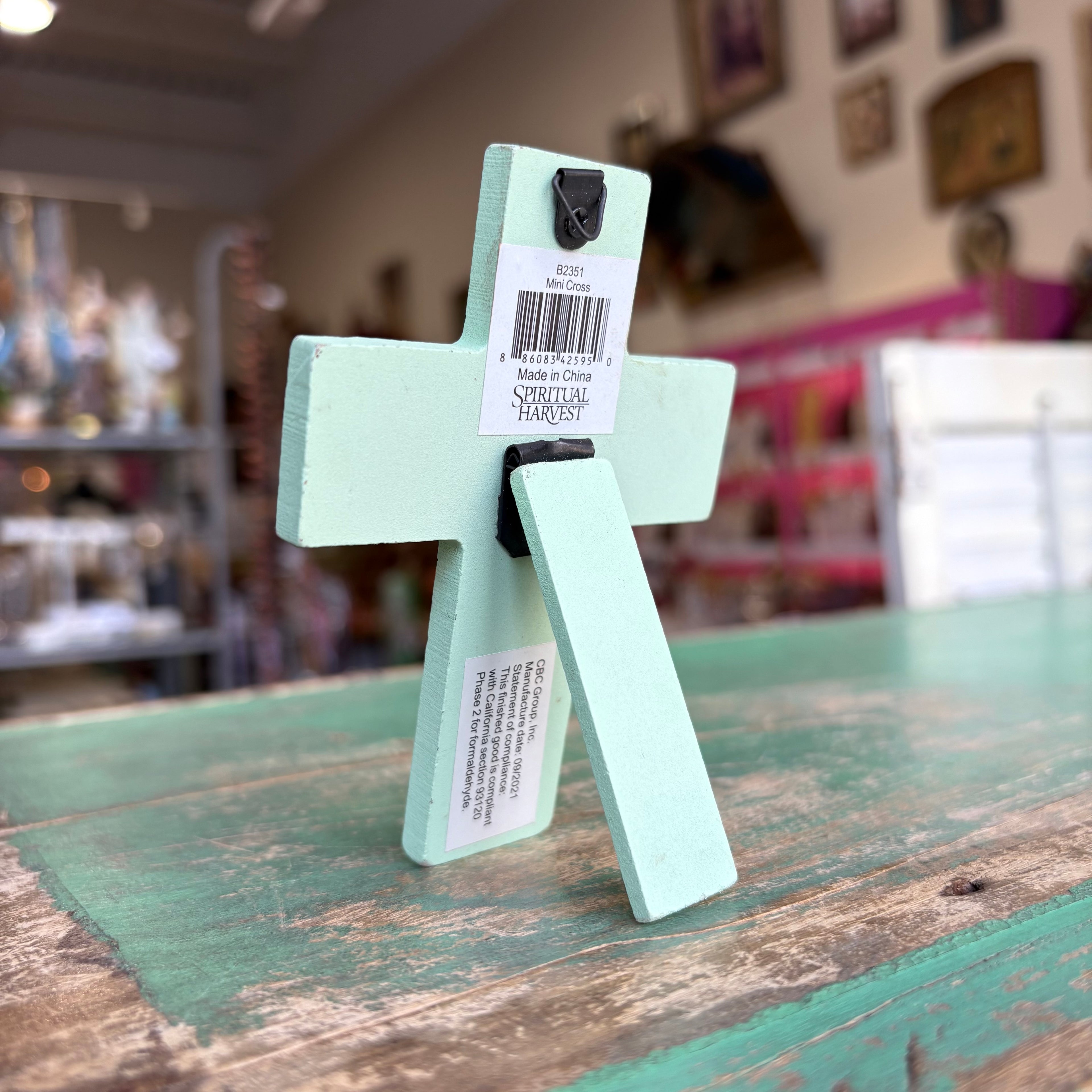 Bible Verse Mini Cross