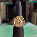 St Michael Stainless Steel Ring