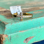 Gold Stainless Steel All Things Through Christ Cz Cross Ring