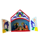 Matchbox Retablo Peruvian Nativity Scene Christmas Ornament