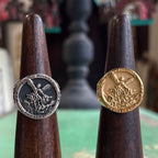 St Michael Stainless Steel Ring