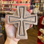 Stone Resin Square Cross