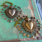 Flaming Stars 6" Sacred Heart Box