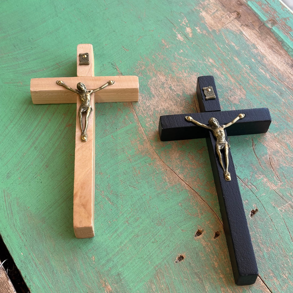 6" Wooden Crucifix