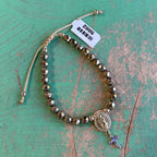 Golden Faith Hematite Bracelet