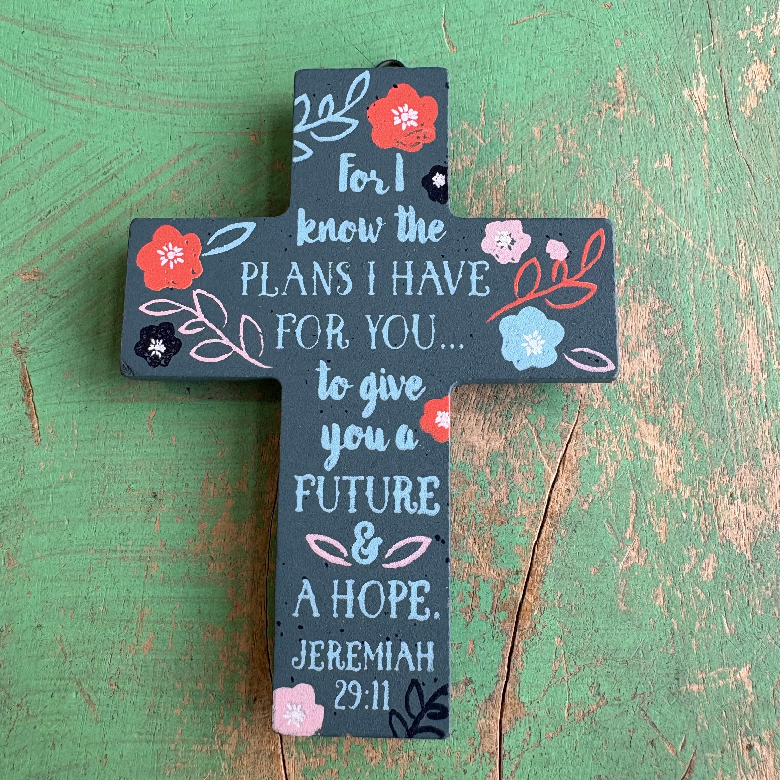 Bible Verse Mini Cross