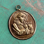 Brass Medallions with Religious Images