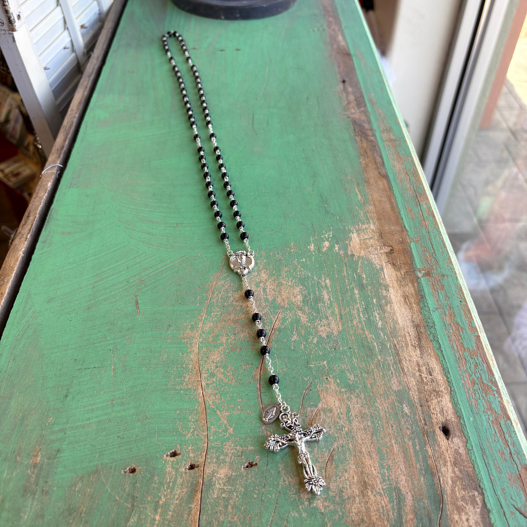 White Heritage Holy Communion Rosary