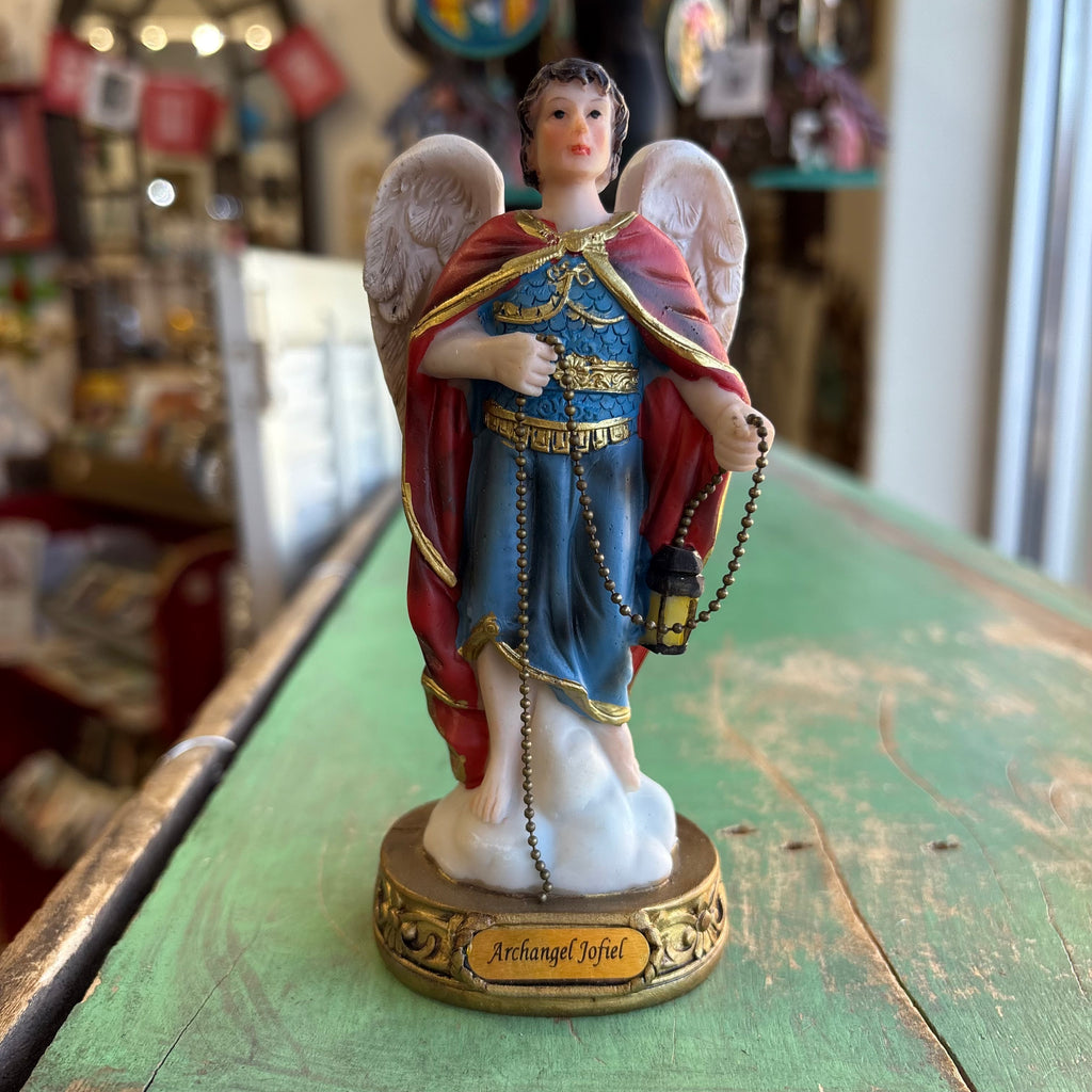 5" Guardian Angel 7 Piece Statue Set