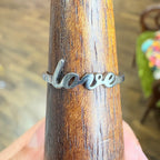 Stainless Steel Adjustable Love Rings