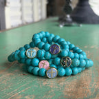 Mosaic Cross Turquoise Bracelet
