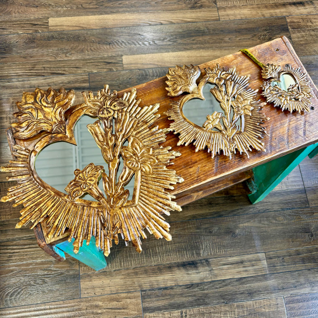Tin Chaste Heart of St Joseph Mirror