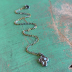 Two Tone Heart Cross Stainless Steel Necklace