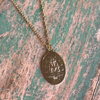 Small Sterling Silver Miraculous Medal Necklace