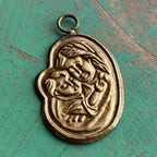 Brass Medallions with Religious Images