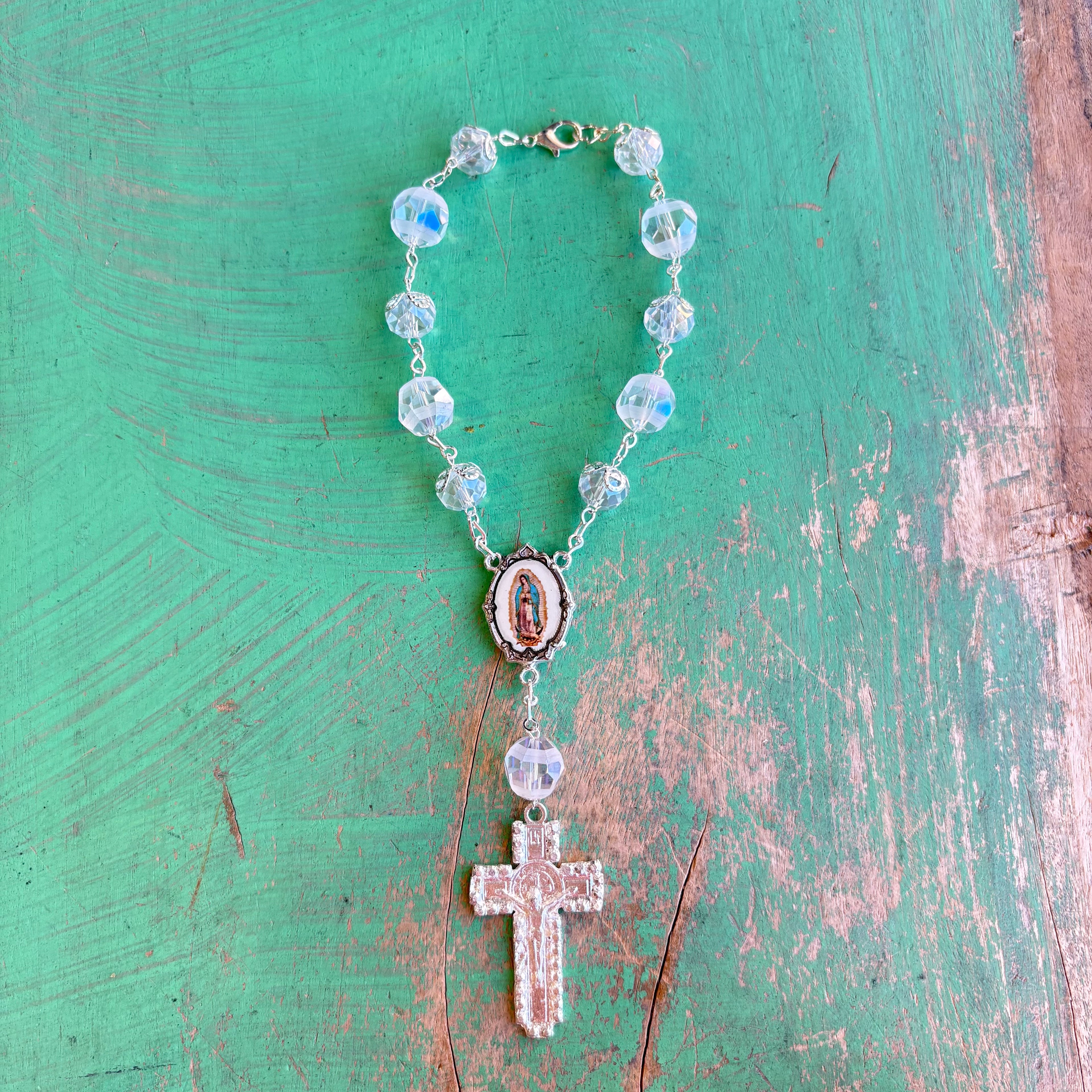 Crystal Car Decade Rosary