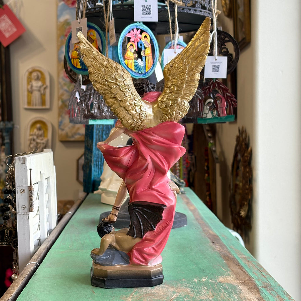 St Michael Colorful Statues