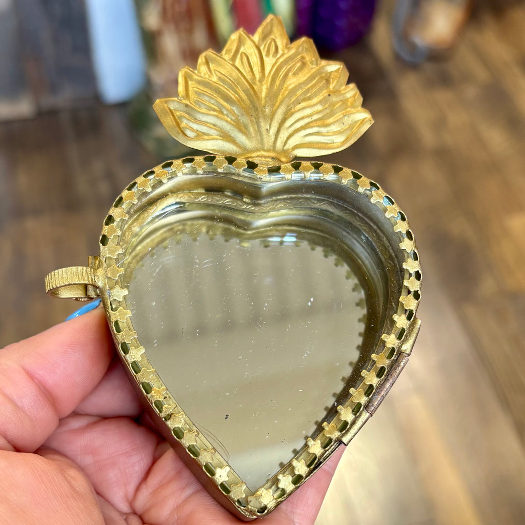 Glass Sacred Heart Boxes