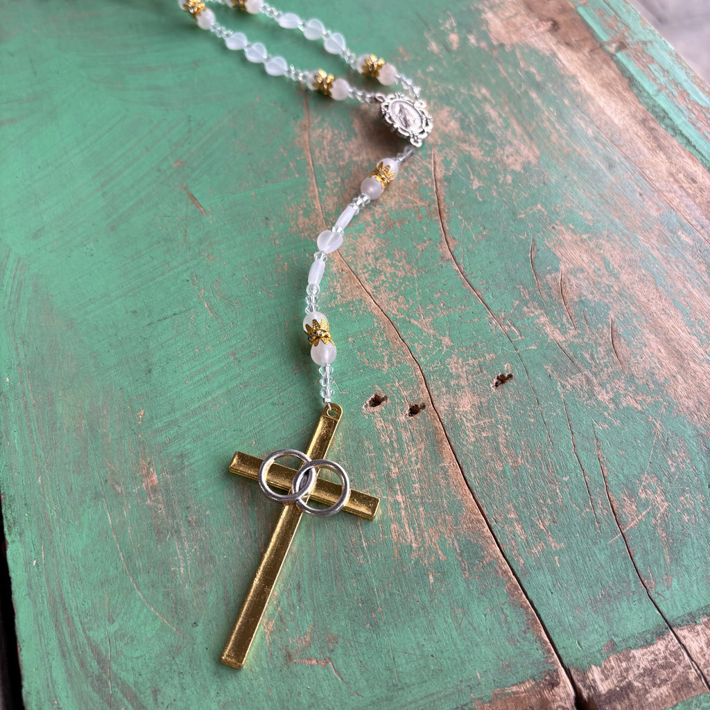 Two-Tone Heart Wedding Lasso