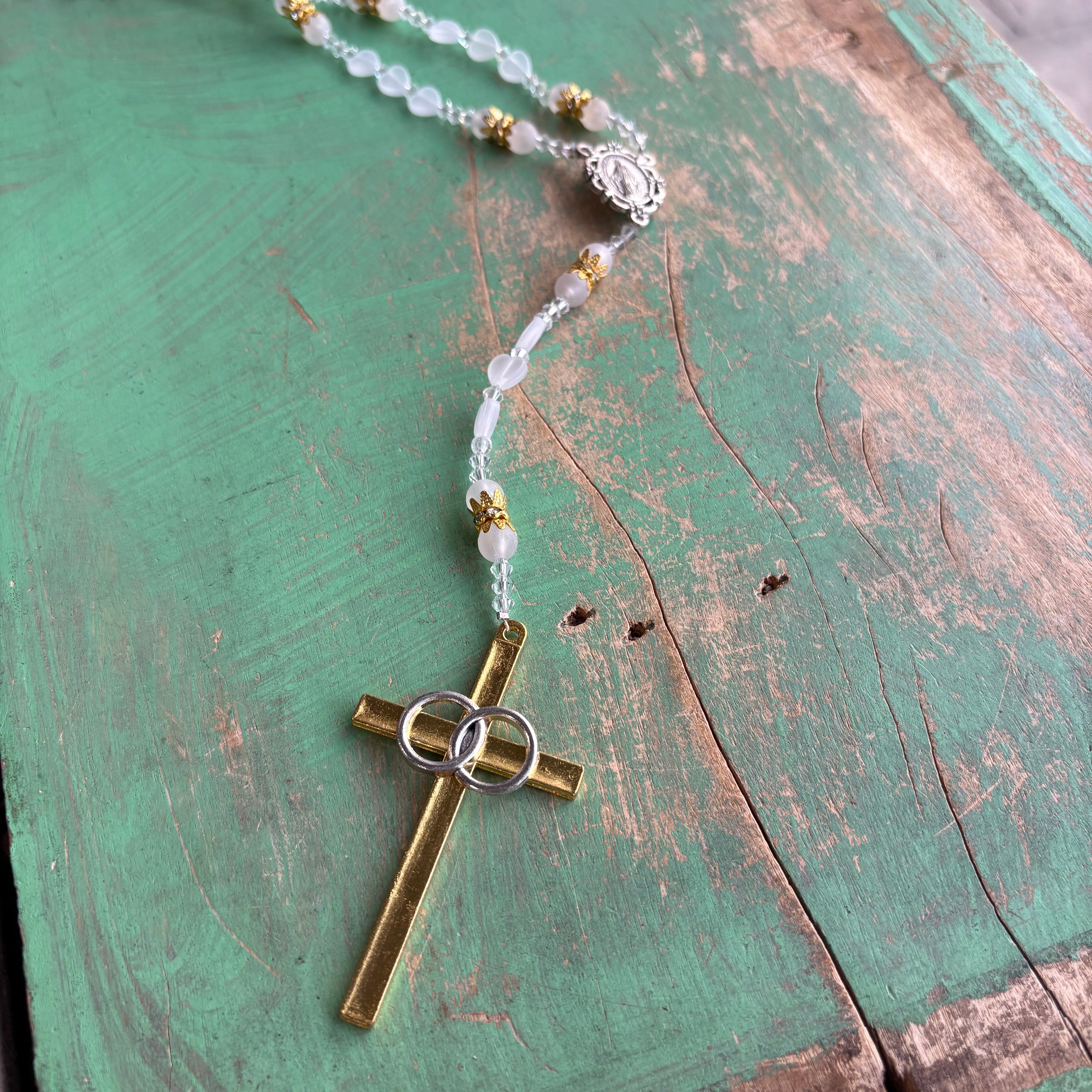 Two-Tone Heart Wedding Lasso