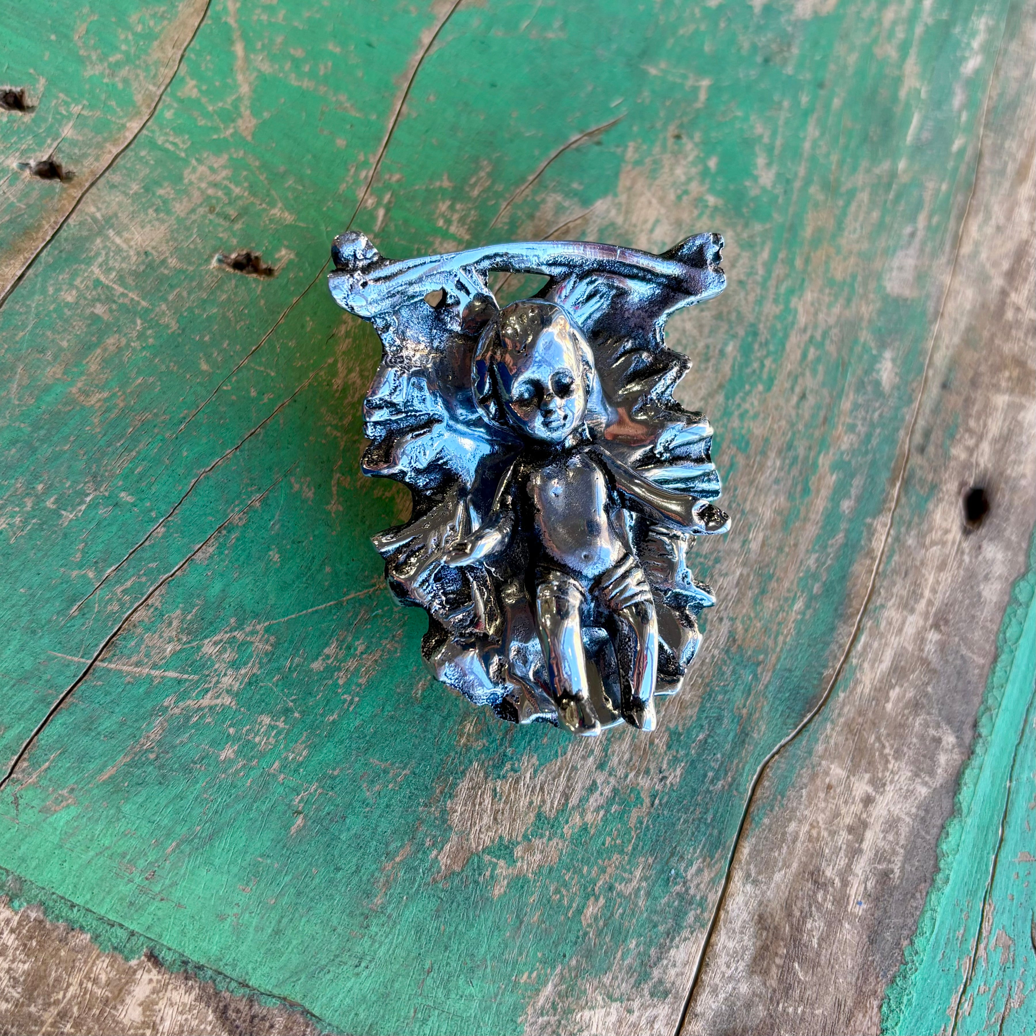 Small Pewter 2 pc Baby Jesus