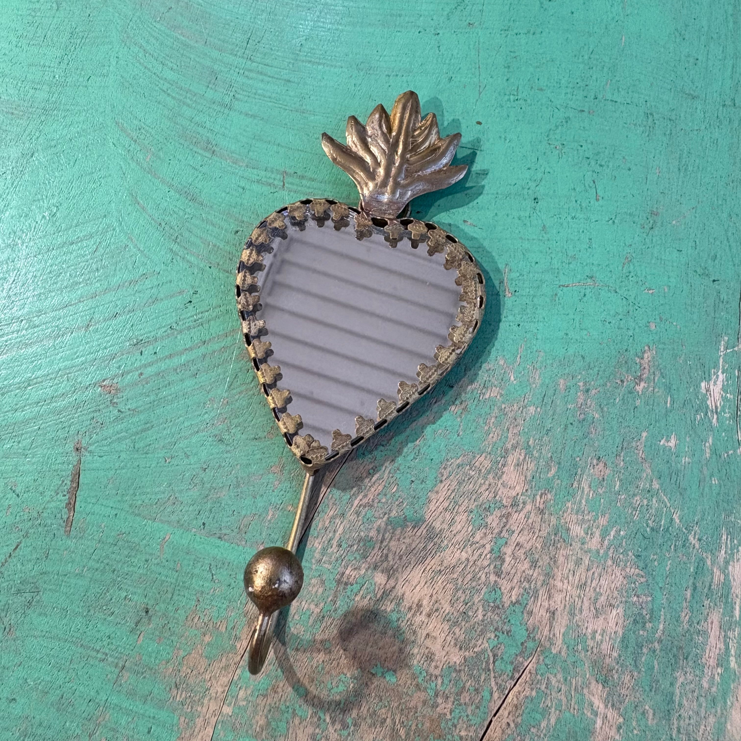 Sacred Heart Hook With Mirror