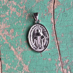 Small Sterling Silver Miraculous Medal Necklace