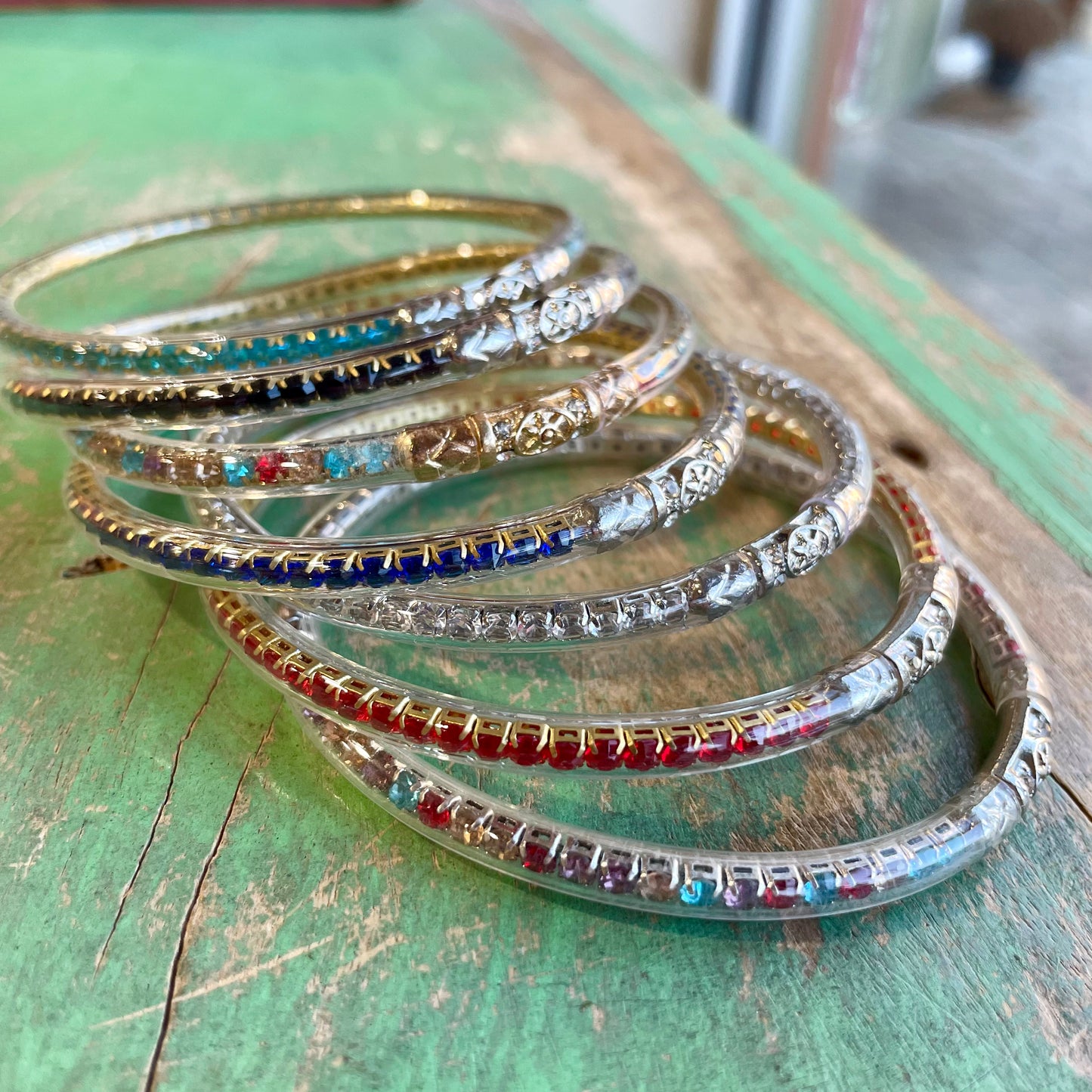 Rhinestone Bangles