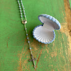 Baptism Shell Case Rosary