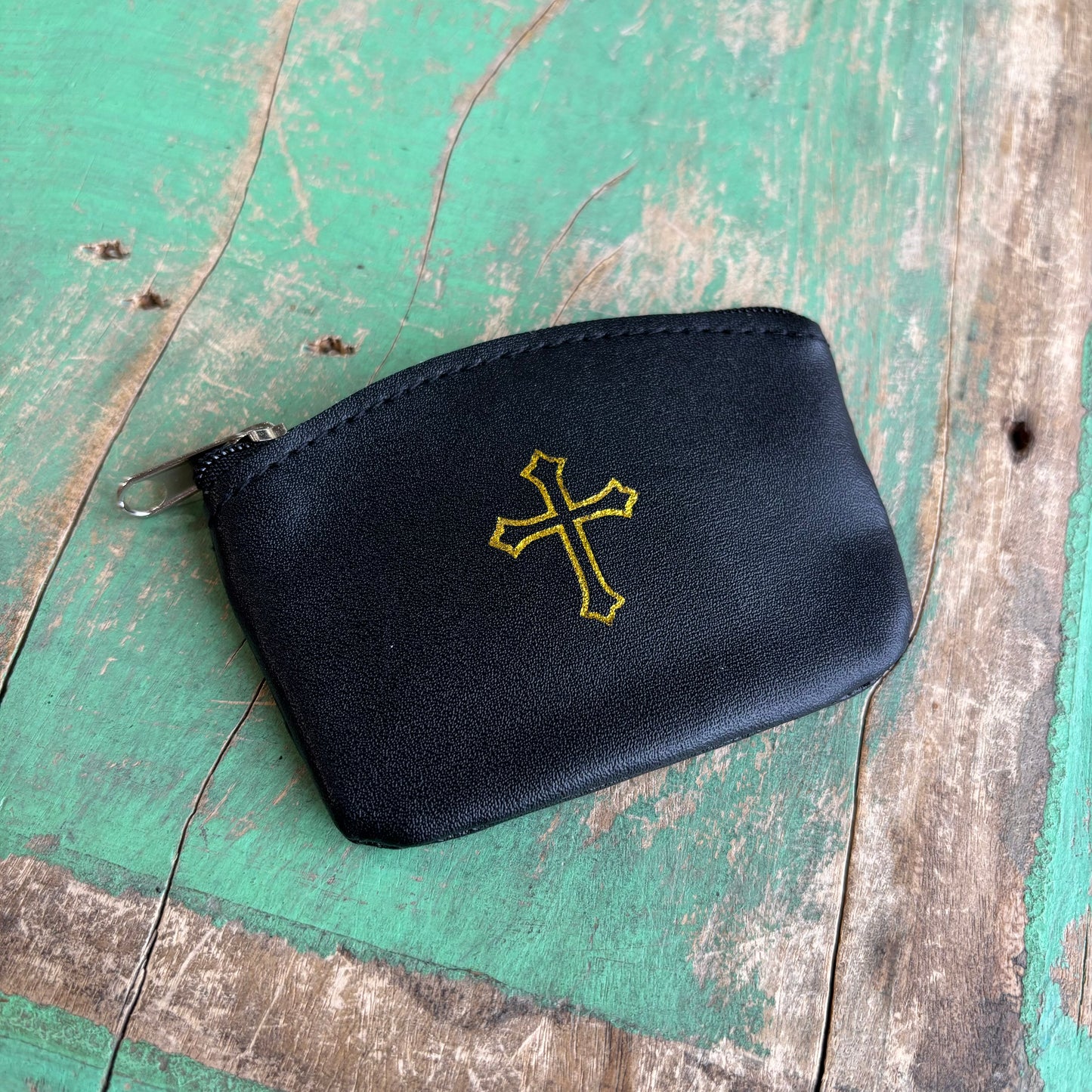 Vinyl Rosary Zipper Pouch