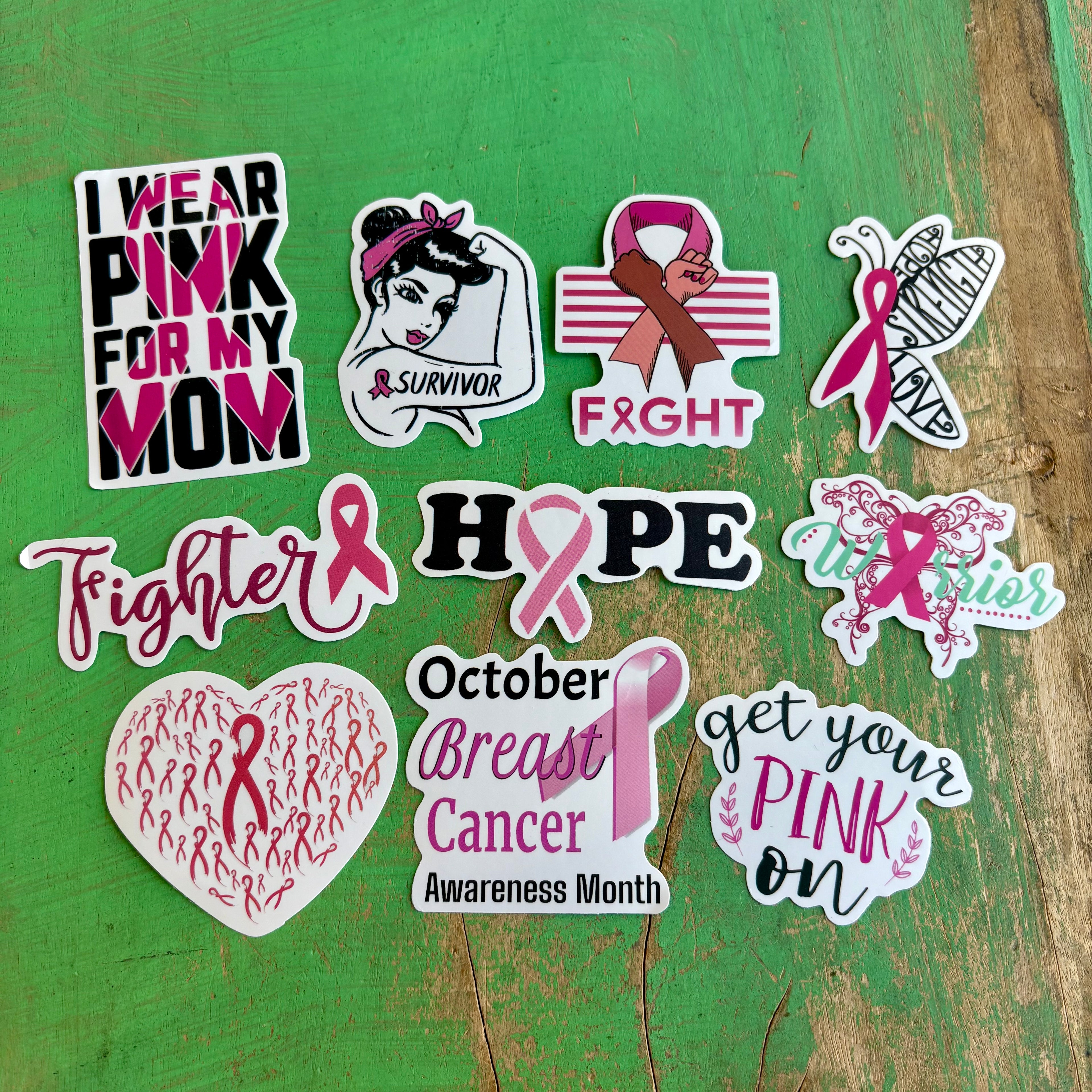 Breast Cancer Awareness Faith Stickers