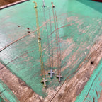 Stainless Steel CZ Cross Necklace