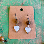 Bold Sacred Heart Necklace, Earrings or Adjustable Ring