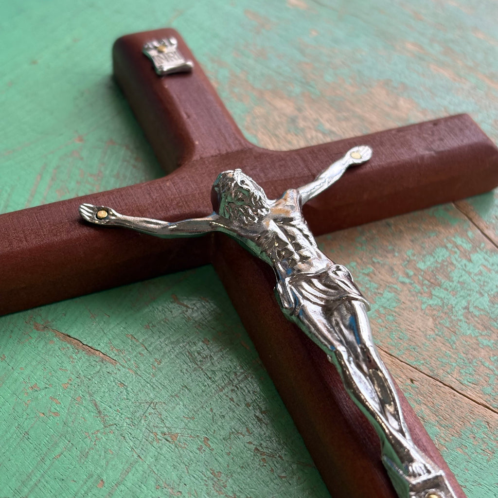8" Wooden Crucifix