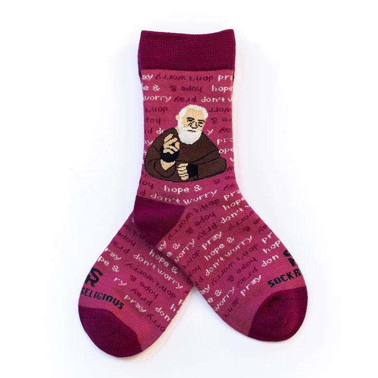 Kids St Padre Pio Socks