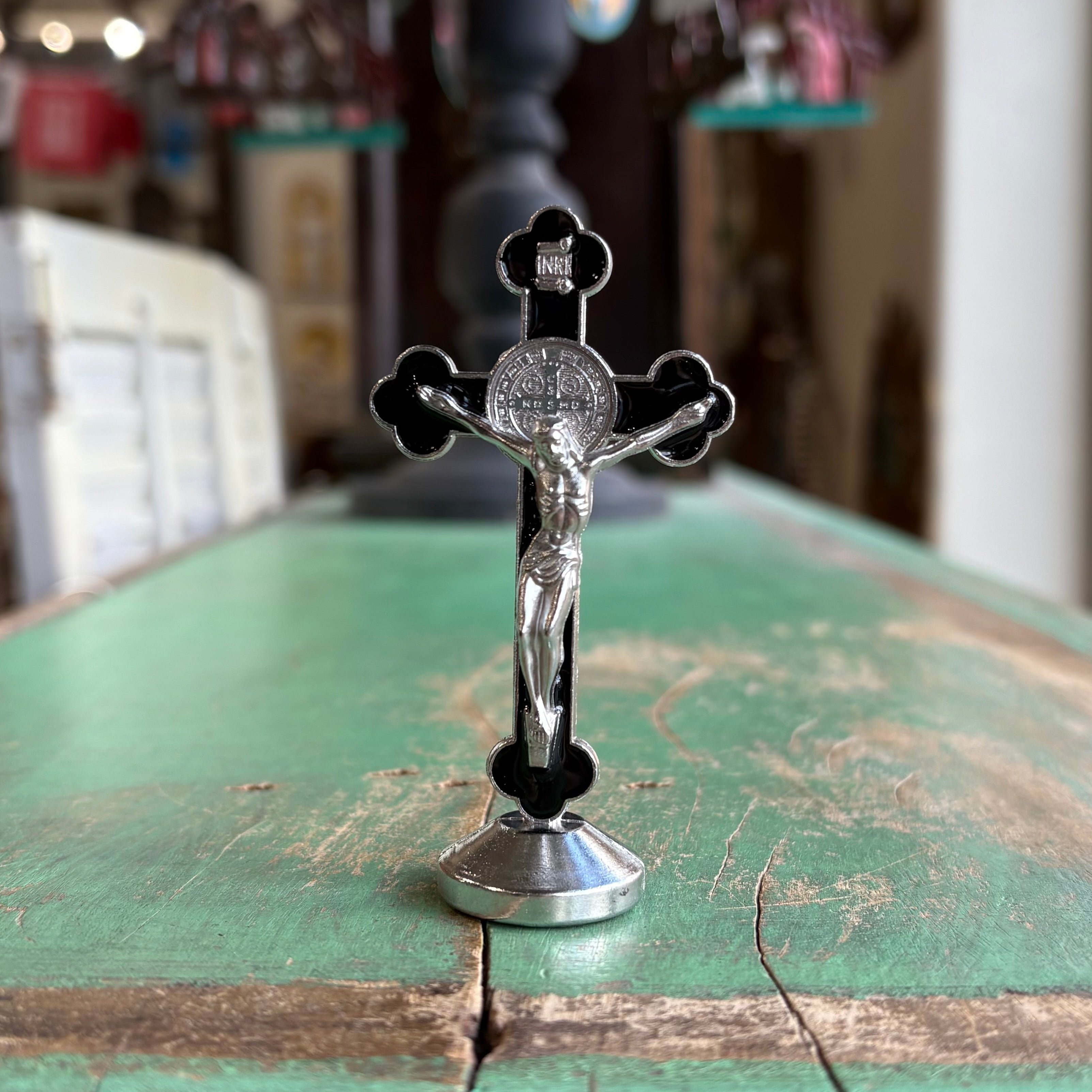 Standing St Benedict Crucifix