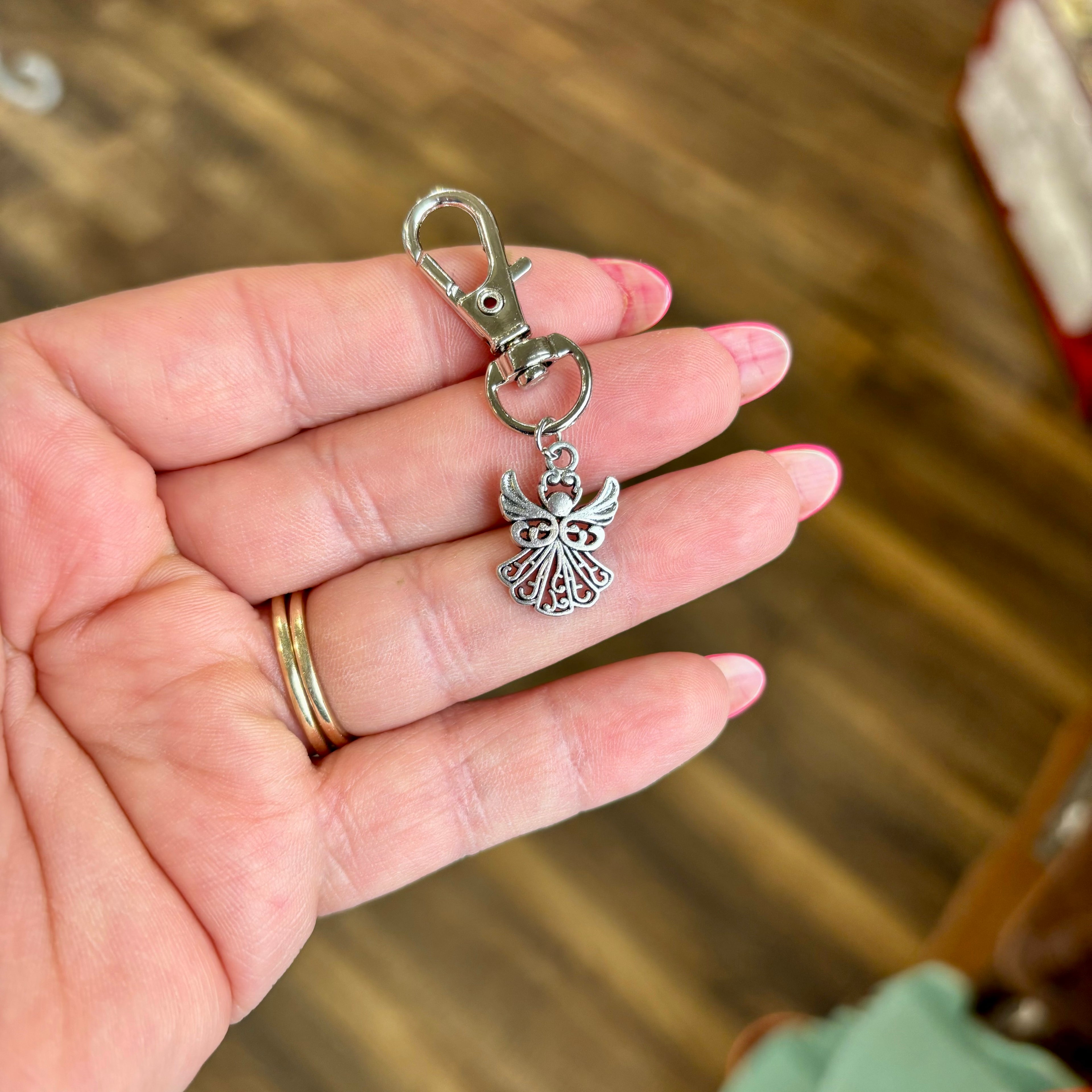 Silver Angel Clasp