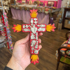 Milagros Flames Cross