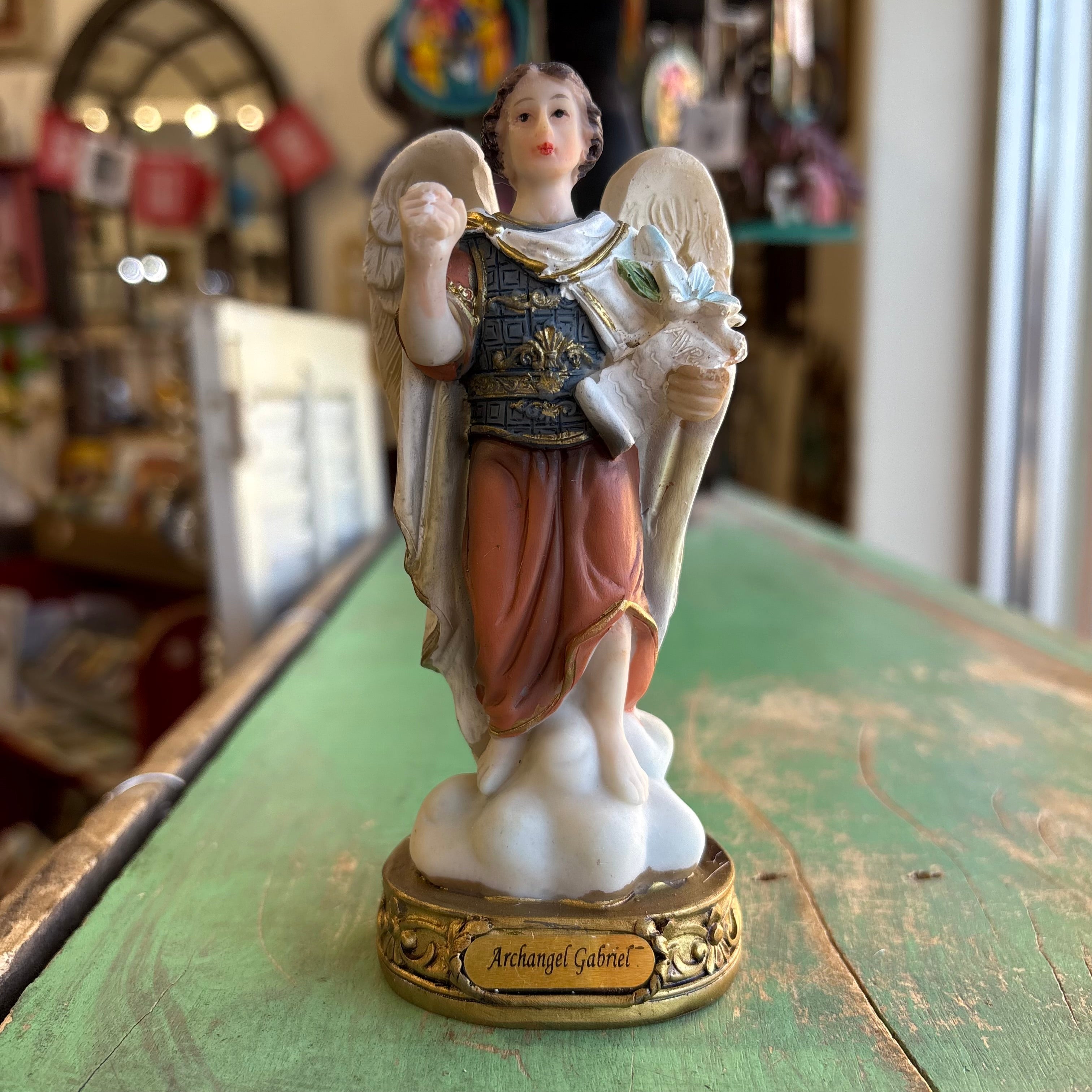 5" Guardian Angel 7 Piece Statue Set