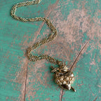 Immaculate Heart of Mary Gold Figaro Necklace