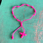 Knotted Cord Rosary Decade Adjustable Bracelet