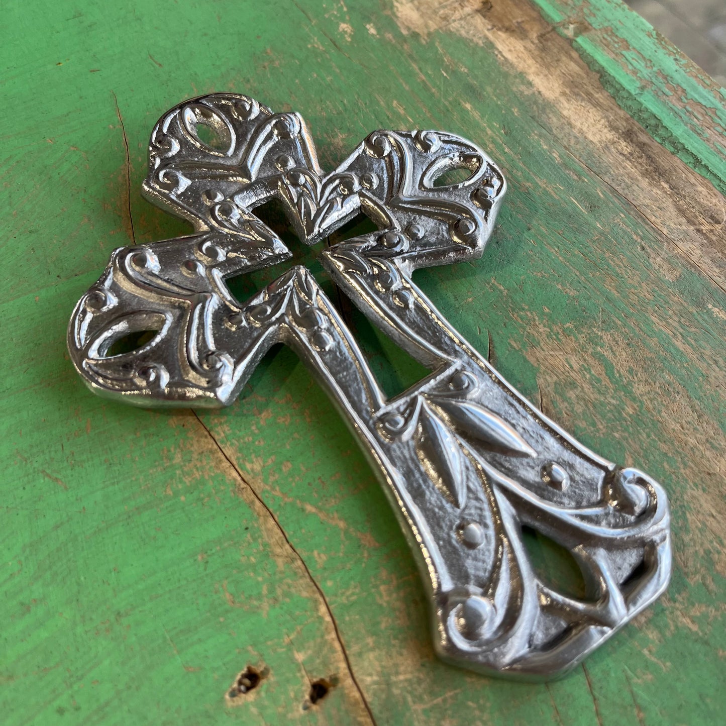 Pewter Cutout Cross