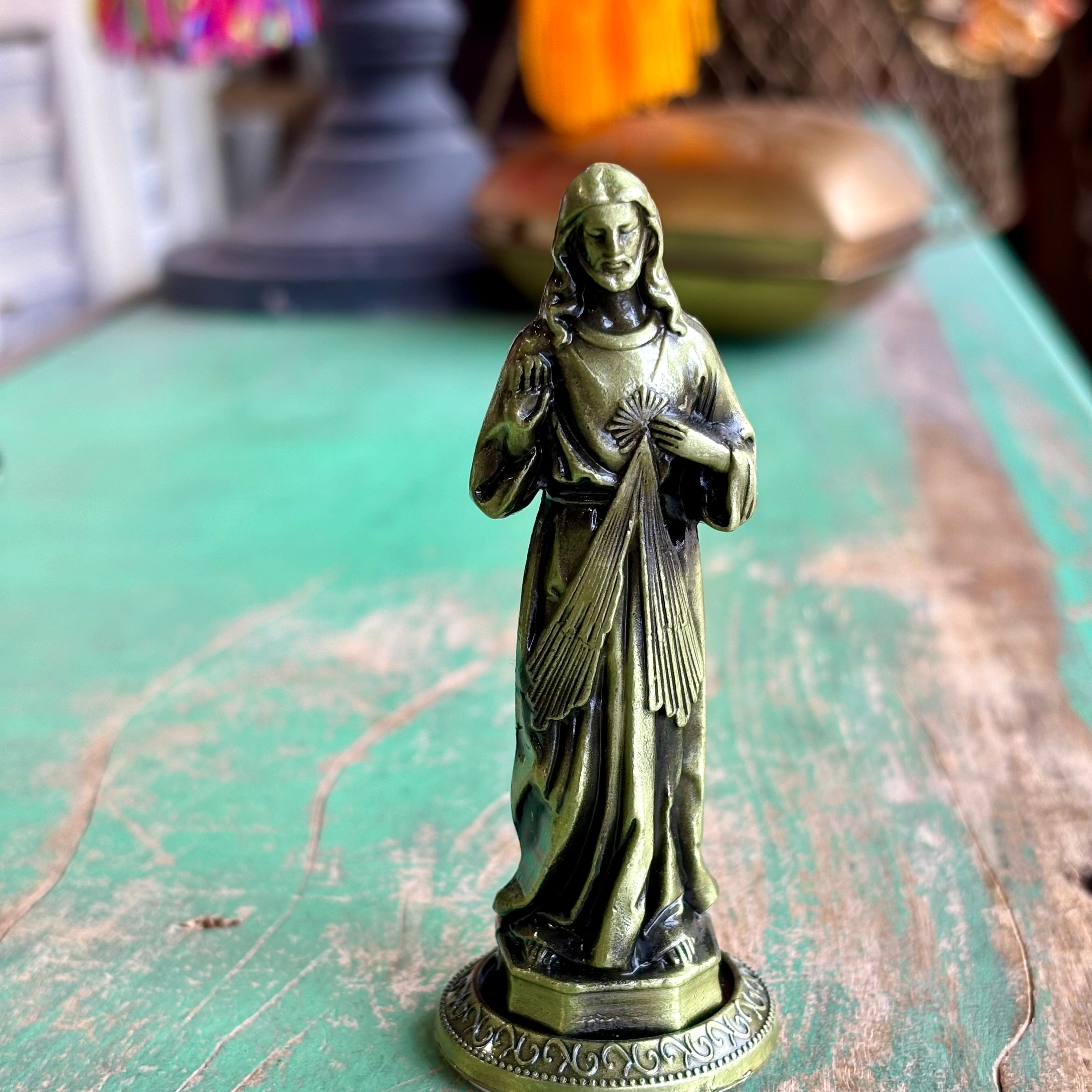 Small 3 1/2" Metal Statues