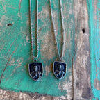 Sacred Heart of Jesus Shield Necklace